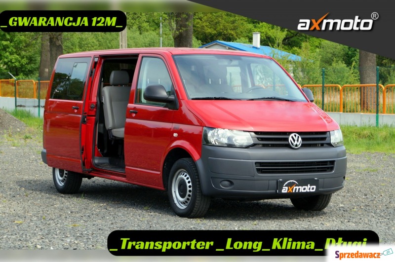 Volkswagen Transporter  Bus 2012,  2.0 diesel - Na sprzedaż za 57 564 zł - Mirsk