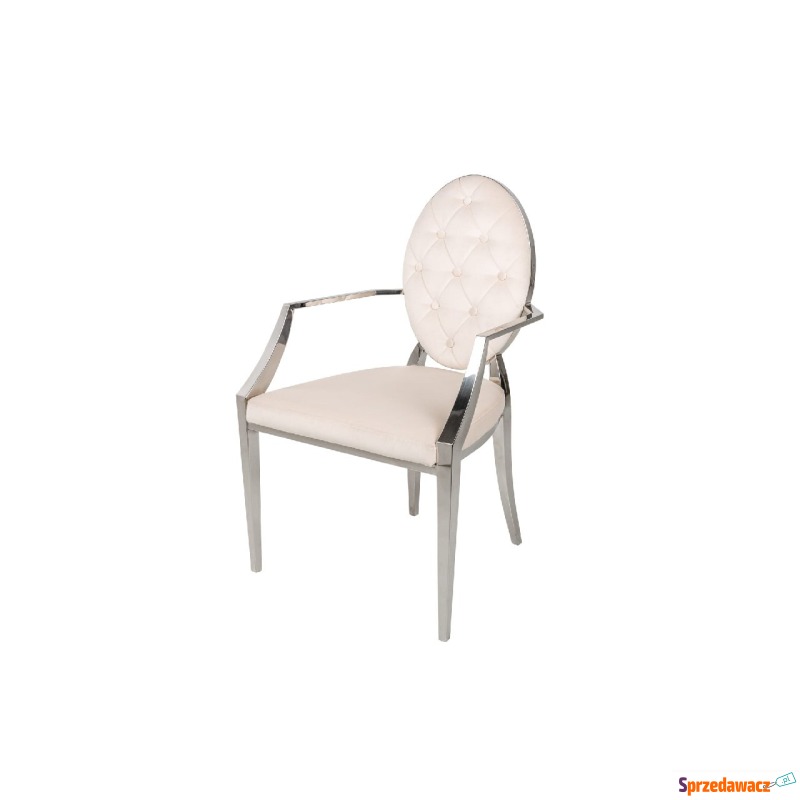 Krzesło New Barok beżowe z podłokietnikami Invicta - Krzesła kuchenne - Olsztyn