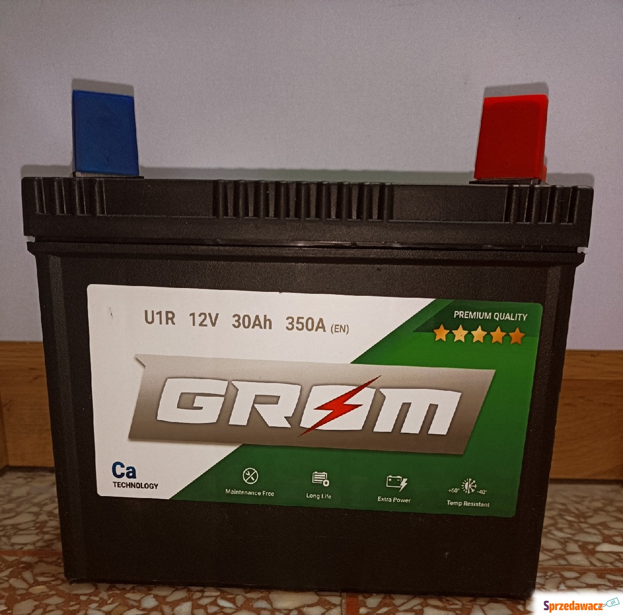 Akumulator Grom U1R 12V 30Ah P+