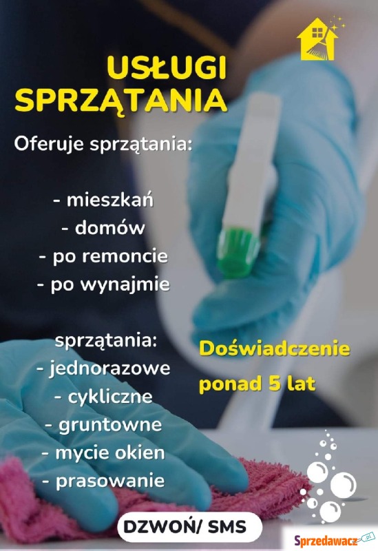 Sprzątanie mieszkań domów Tanio i solidnie - Pomoc domowa, sprzątanie - Kraków