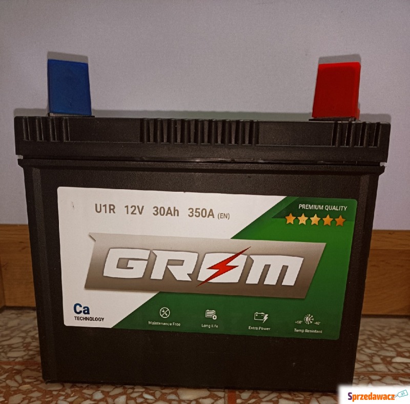 Akumulator Grom U1R 12V 30Ah P+ - Układ elektryczny - Ostrowiec Świętokrzyski