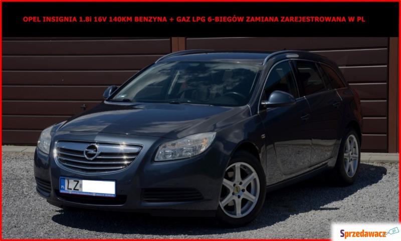 Opel Insignia  Kombi 2009,  1.8 benzyna+LPG - Na sprzedaż za 22 900 zł - Zamość