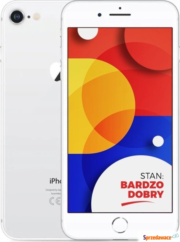 Smartfon Apple APPLE IPHONE 8 64GB SILVER | KLASA... - Telefony komórkowe - Bielsko-Biała