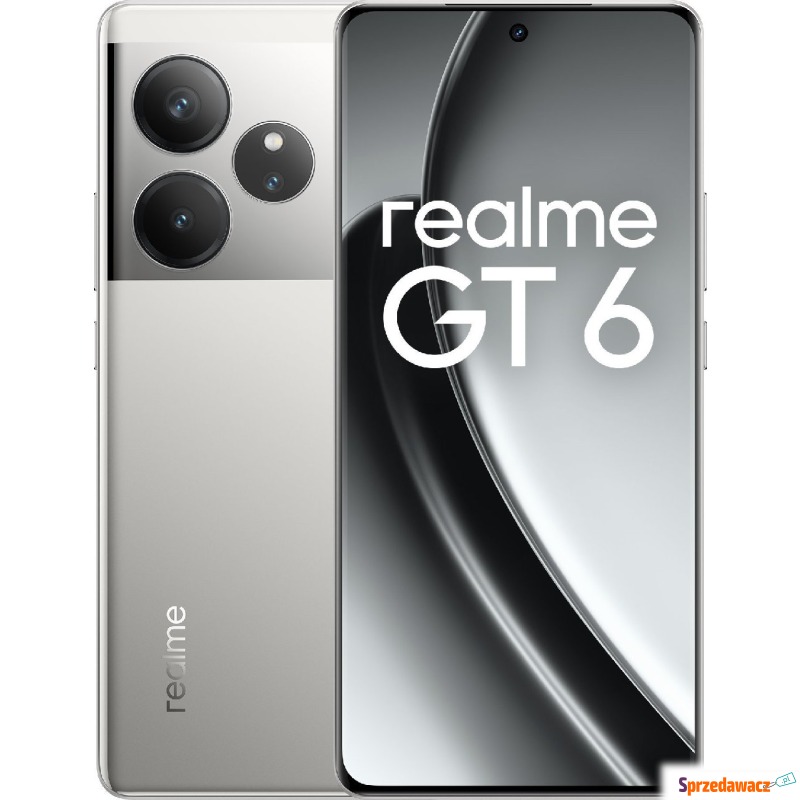 Smartfon Realme GT 6 5G 12/256GB Srebrny (RMX3851) - Telefony komórkowe - Olsztyn