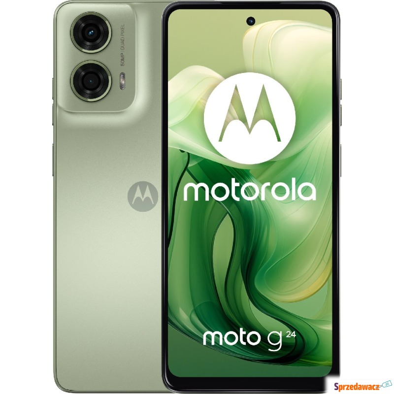 Smartfon Motorola Moto G24 4/128GB Zielony (S7837188) - Telefony komórkowe - Malbork