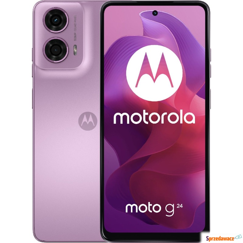 Smartfon Motorola Moto G24 4/128GB Różowy (S7... - Telefony komórkowe - Opole