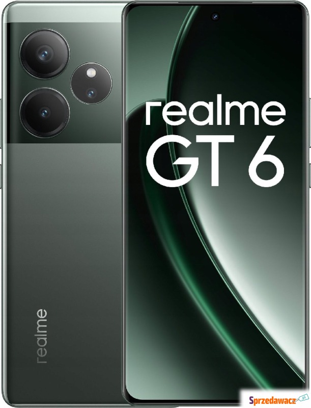 Smartfon Realme GT 6 5G 16/512GB Zielony (694... - Telefony komórkowe - Ostrowiec Świętokrzyski