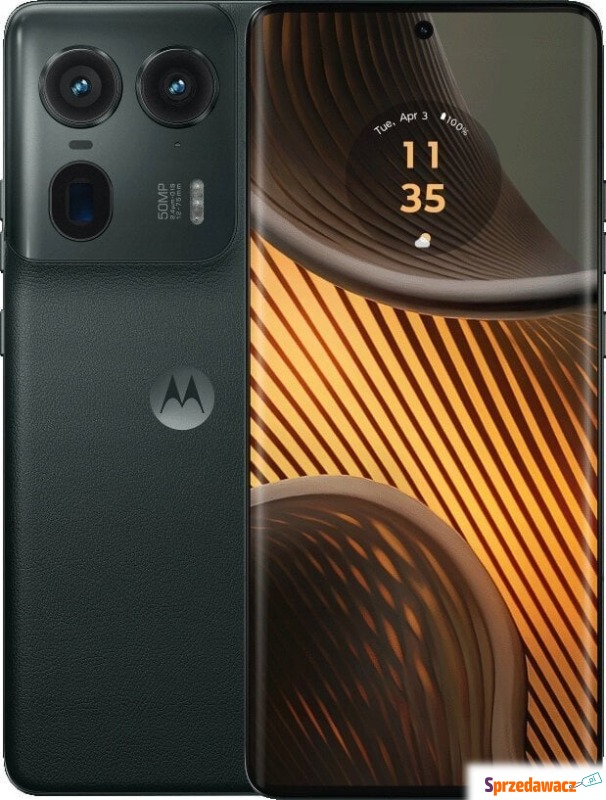 Smartfon Motorola Edge 50 Ultra 5G 16/1TB Czarny... - Telefony komórkowe - Głogów