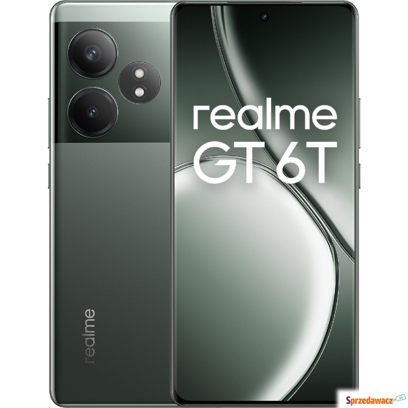 Smartfon Realme GT 6T 5G 8/256GB Zielony (RMX3853) - Telefony komórkowe - Będzin