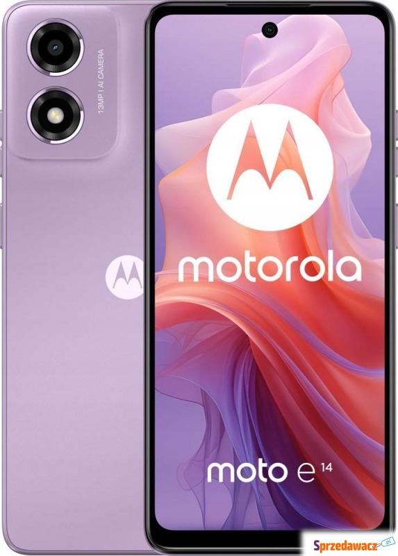 Smartfon Motorola Moto E14 2/64GB Fioletowy (... - Telefony komórkowe - Warszawa