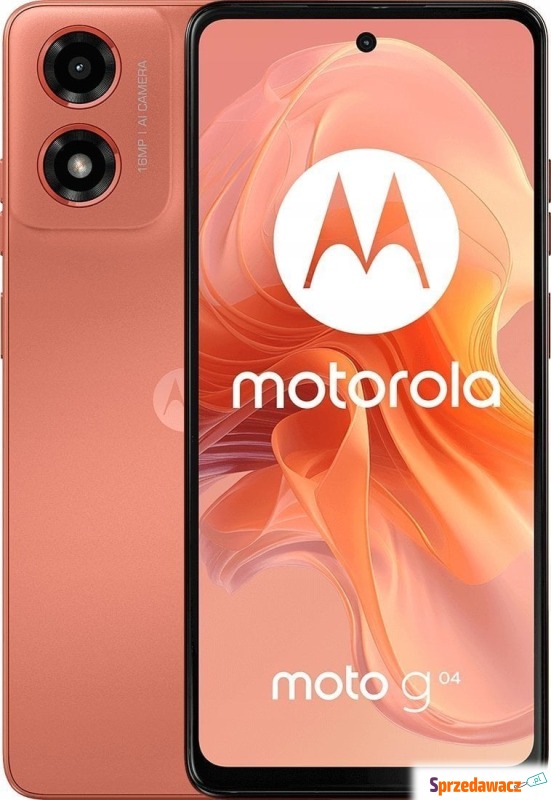 Smartfon Motorola Moto G04 8/128GB Pomarańczowy... - Telefony komórkowe - Skierniewice