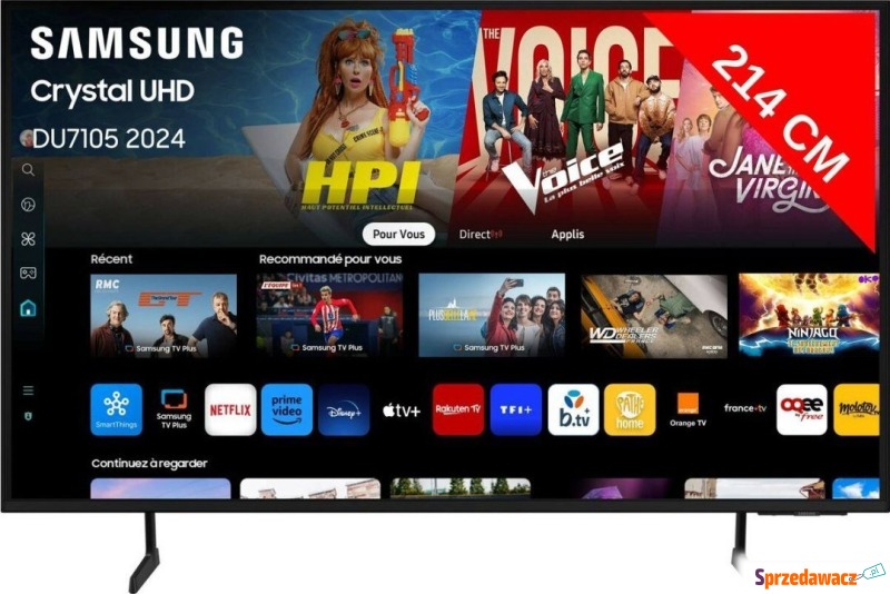 Telewizor Samsung Smart TV Samsung TU85DU7105... - Telewizory - Bielsko-Biała