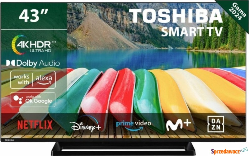 Telewizor Toshiba Smart TV Toshiba 43UV3363DG... - Telewizory - Ostróda