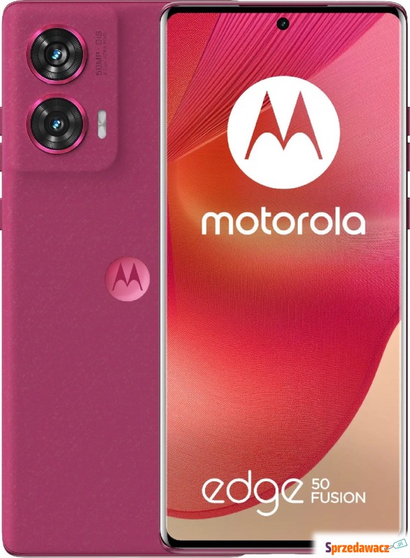 Smartfon Motorola Edge 50 Fusion 8/256GB Różowy... - Telefony komórkowe - Toruń