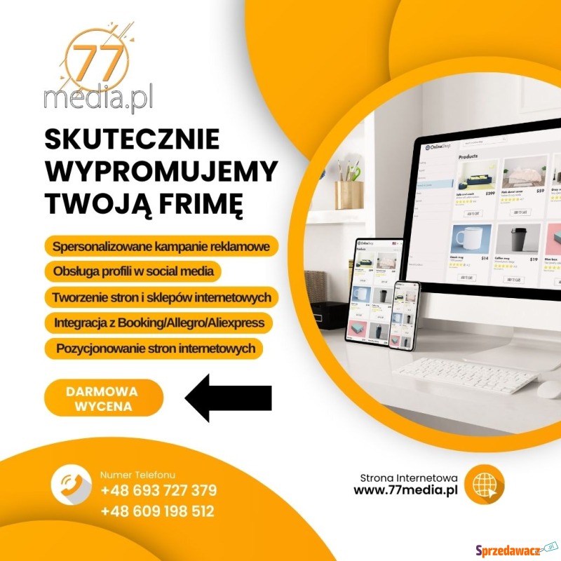 Skuteczna promocja Twojej firmy - kampanie re... - Reklama, marketing - Wrocław