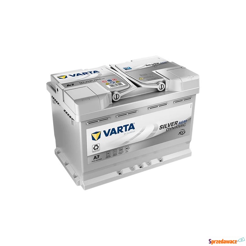 Akumulator Varta AGM start&stop A7 70Ah 760A... - Akumulatory - Ostrowiec Świętokrzyski