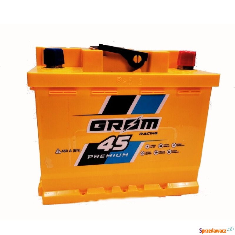 Akumulator Grom Racing 45Ah 450A en P+ - Akumulatory - Ostrowiec Świętokrzyski