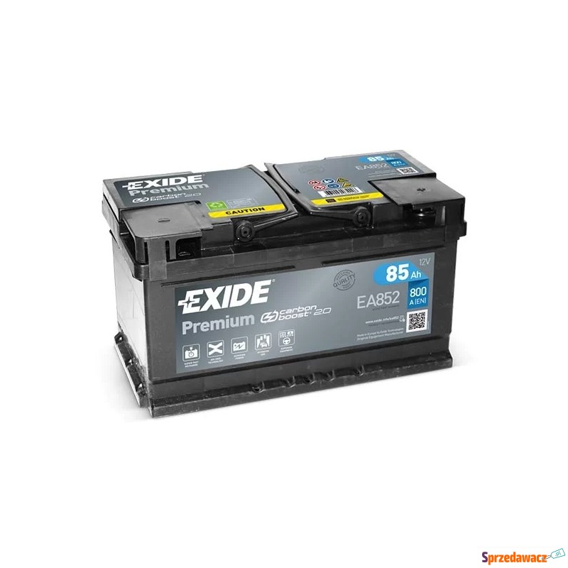 Akumulator Exide Premium 85Ah 800A EA852 P+ - Akumulatory - Ostrowiec Świętokrzyski