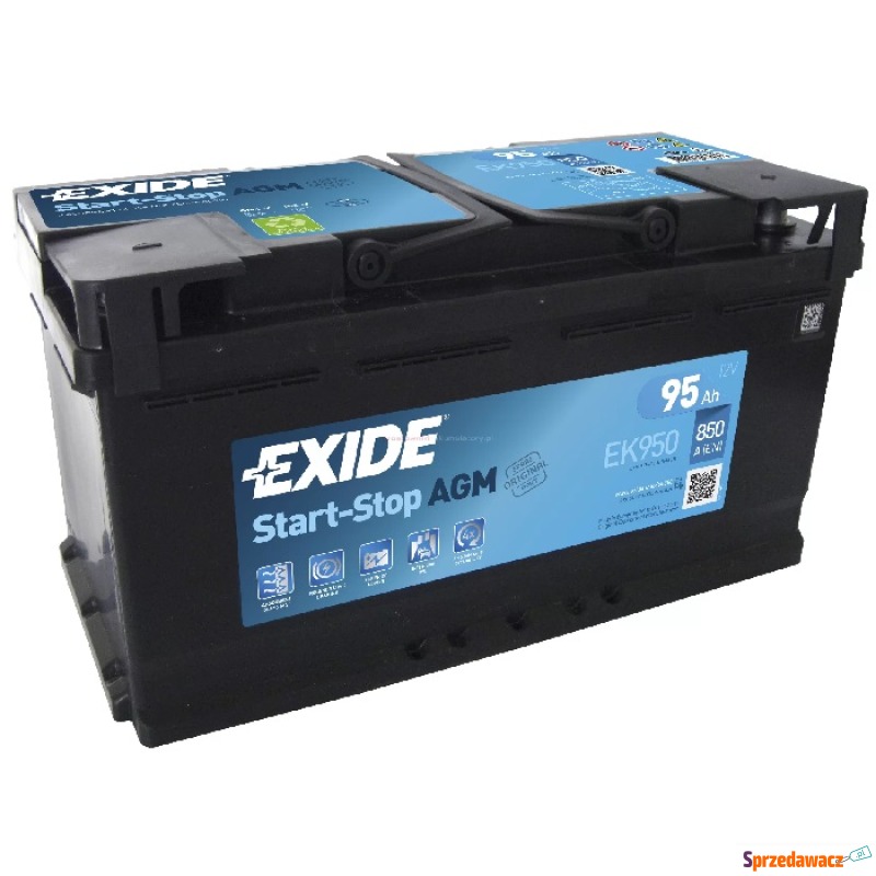 Akumulator Exide AGM start&stop EK950 95Ah 850A... - Akumulatory - Ostrowiec Świętokrzyski