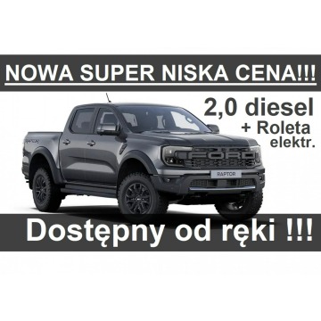 Ford Ranger Raptor - Nowy Raptor 2,0 diesel 210KM Elekt. Roleta Niska cena Od ręki ! 3015zł