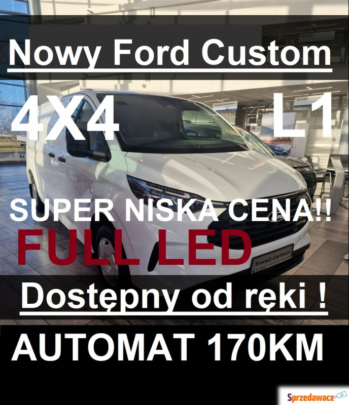 Ford Transit Custom 2024,  2.0 diesel - Na sprzedaż za 188 067 zł - Szczecinek