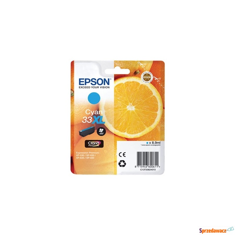 Tusz Oryginalny Epson T3362 (C13T33624010) (B... - Tusze, tonery - Dąbrowa Górnicza