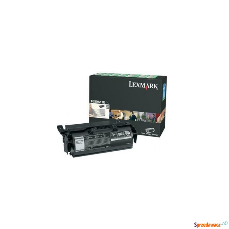 Toner Oryginalny Lexmark T650A (T650A11E) (Czarny)... - Tusze, tonery - Rybnik