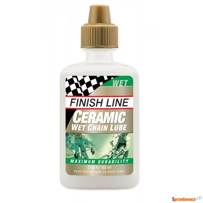 Olej Finish Line Ceramic Wet Lube Syntetyk 60... - Akcesoria rowerowe - Gdańsk