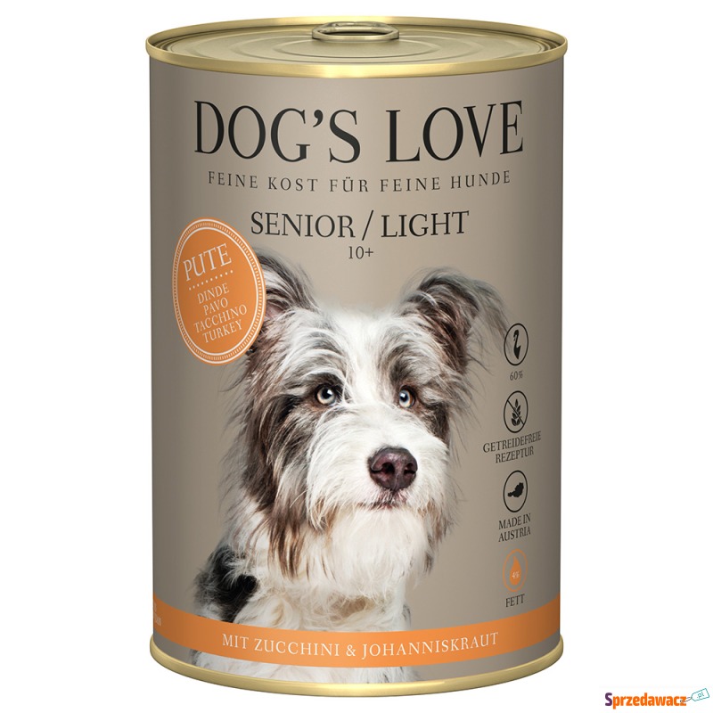 Dog´s Love Senior/Light - 24 x 400 g - Karmy dla psów - Grudziądz
