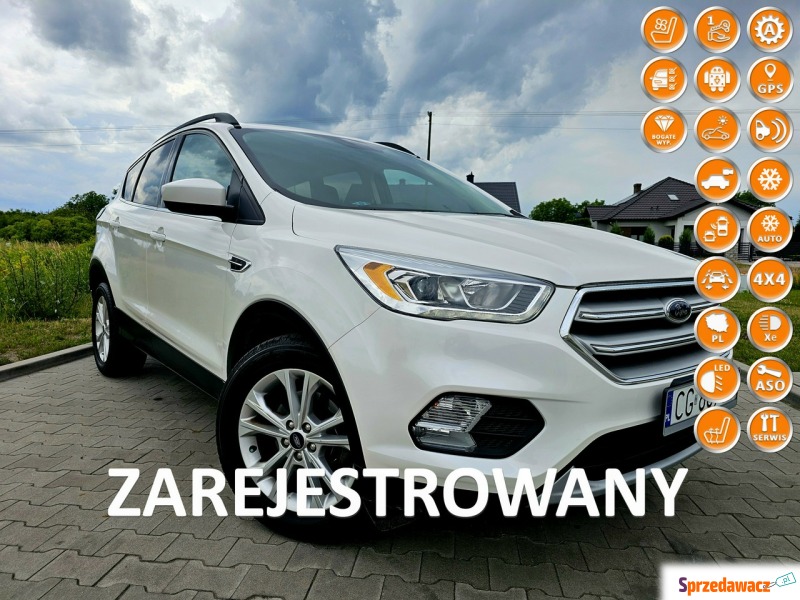 Ford Kuga  Minivan/Van 2018,  1.5 benzyna - Na sprzedaż za 67 900 zł - Grudziądz