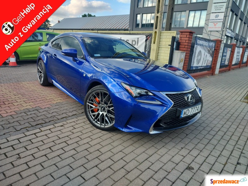 Lexus RC  Coupe/Sportowy 2016,  2.0 benzyna - Na sprzedaż za 129 500 zł - Łuków