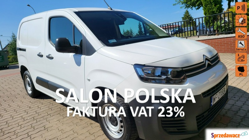 Citroen Berlingo 2020,  1.5 diesel - Na sprzedaż za 49 999 zł - Białystok