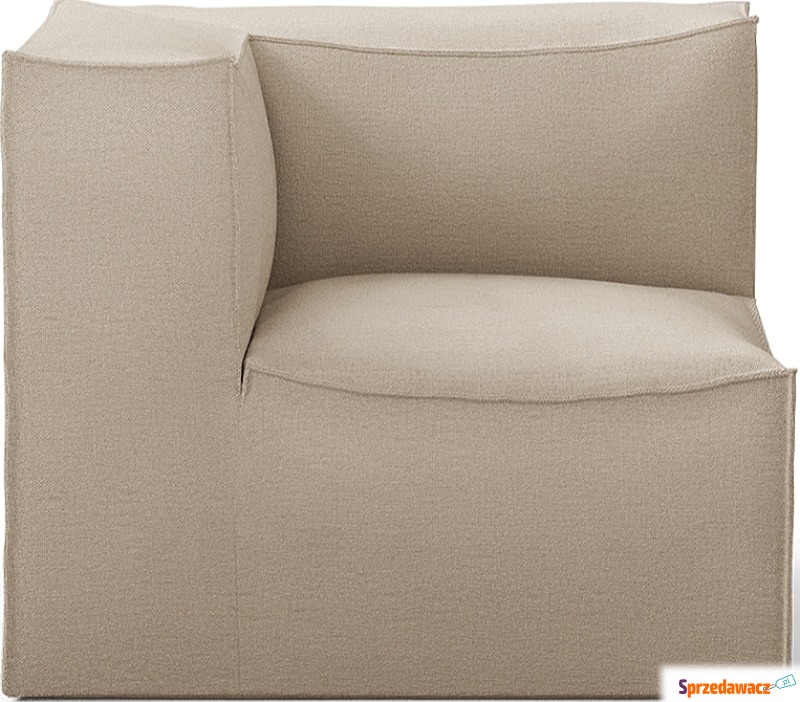 Narożnik lewostronny Catena Rich Linen 95 cm beżowy - Sofy, fotele, komplety... - Olsztyn