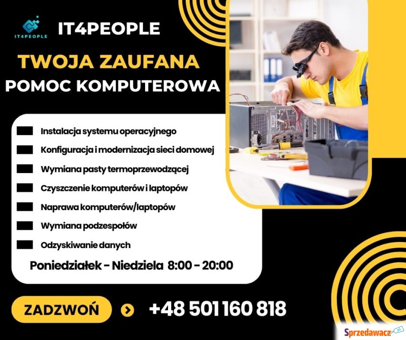 Twoja Zaufana Pomoc Komputerowa - Usługi komputerowe, serwis - Warszawa