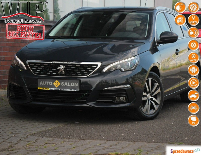 Peugeot 308 2018,  1.5 diesel - Na sprzedaż za 45 990 zł - Mysłowice