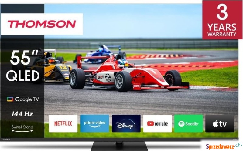 Telewizor Thomson TV SET LCD 55" QLED 4K/55QG7C14... - Telewizory - Piotrków Trybunalski