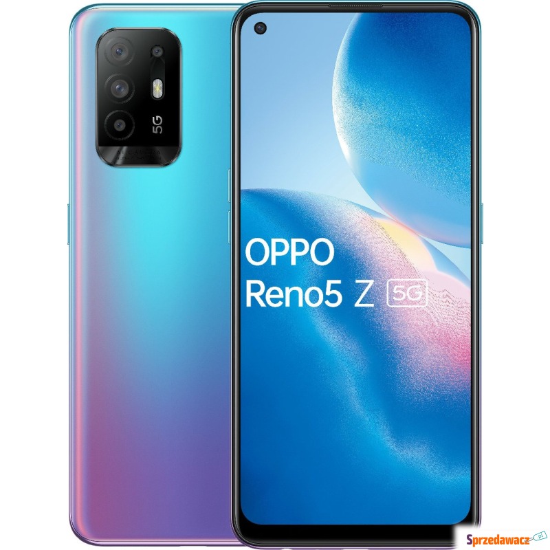 Smartfon Oppo Reno 5 Z 5G 8/128GB Niebiesko-f... - Telefony komórkowe - Gdynia