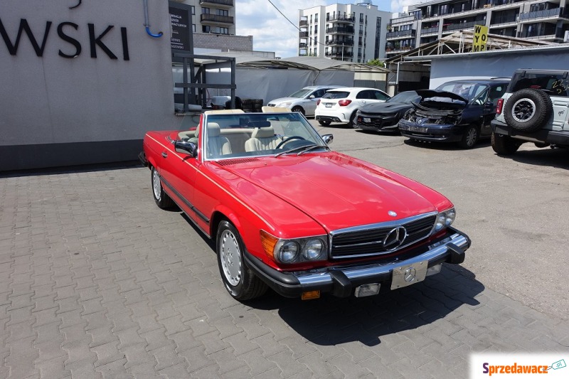 Mercedes - Benz SL-klasa  Kabriolet 1988,  5.5 benzyna - Na sprzedaż za 250 000 zł - Warszawa