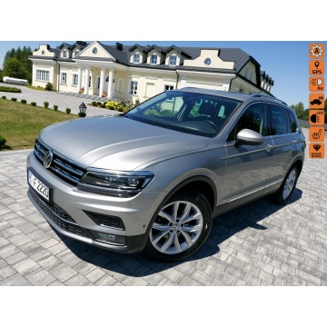 Volkswagen Tiguan - Kamera Navi automat full led benzyna 89tys CARAT