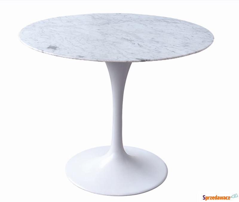 Stół okrągły Tulip Marble 90 cm - Stoły kuchenne - Tarnów