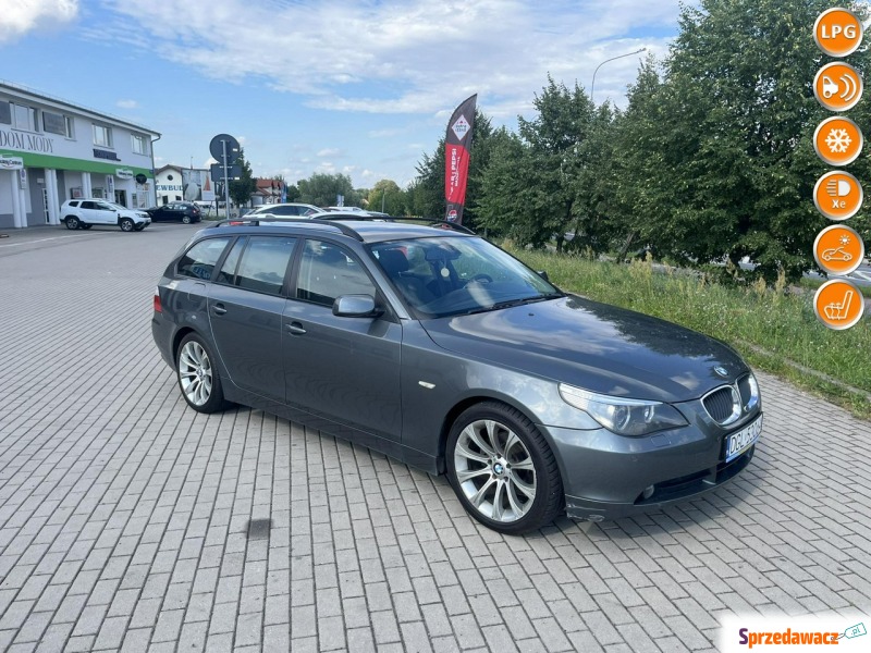 BMW Seria 5 2006,  2.5 benzyna+LPG - Na sprzedaż za 23 999 zł - Polkowice