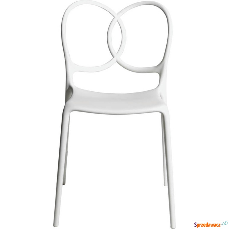 Krzesło Sissi białe z recyklingu - Fotele, sofy ogrodowe - Włocławek
