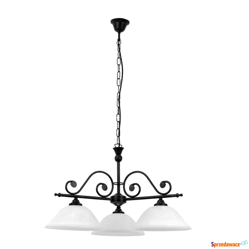 Lampa wisząca Rabalux Dorothea 3x60W E27 czarny... - Lampy wiszące, żyrandole - Słupsk