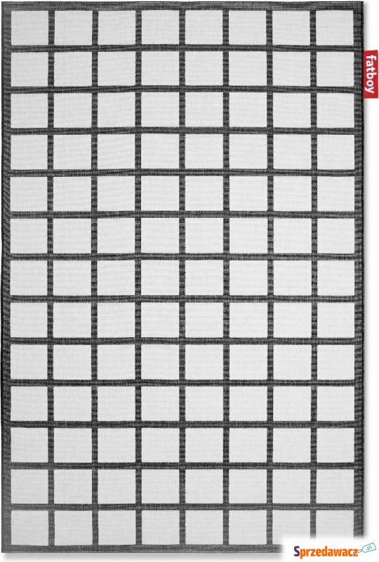 Dywan Grand Checky 200 x 302 cm czarno-biały - Dywany, chodniki - Brodnica