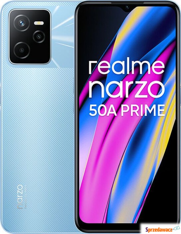 Smartfon Realme narzo 50A Prime 4/64GB Niebieski... - Telefony komórkowe - Lublin