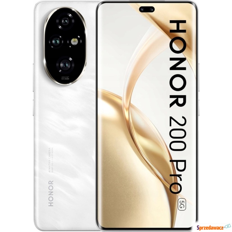Smartfon Honor 200 Pro 5G 12/512GB Biały (ELP-NX9) - Telefony komórkowe - Ostrołęka