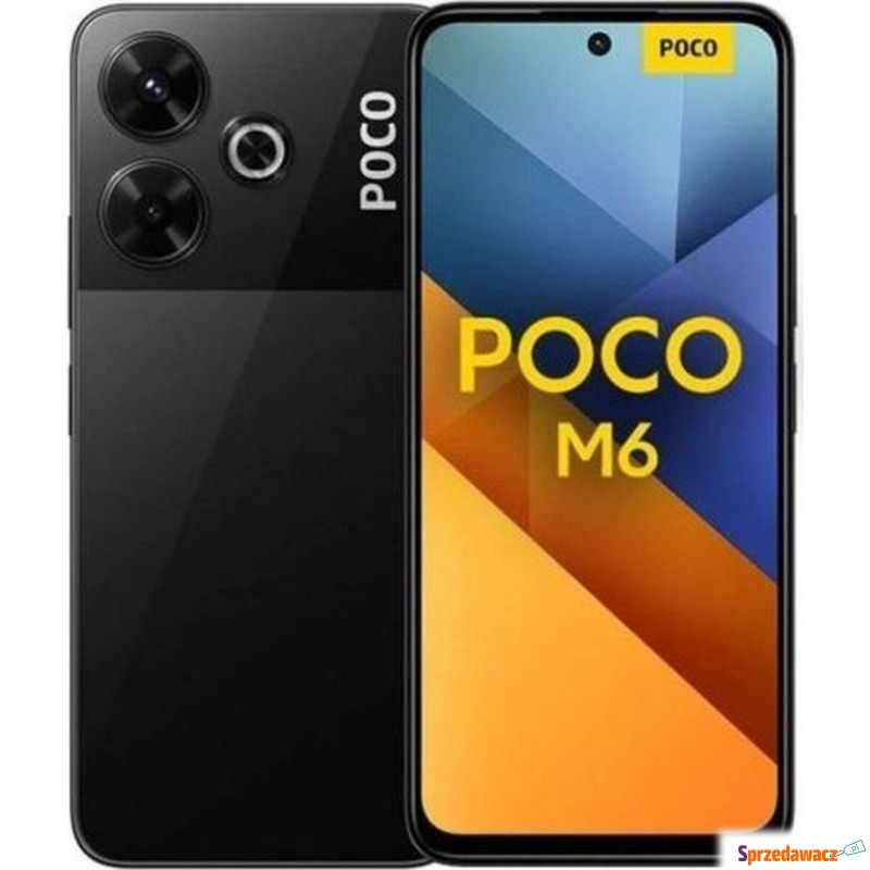 Smartfon POCO M6 8/256GB Czarny (S9912547) - Telefony komórkowe - Piła