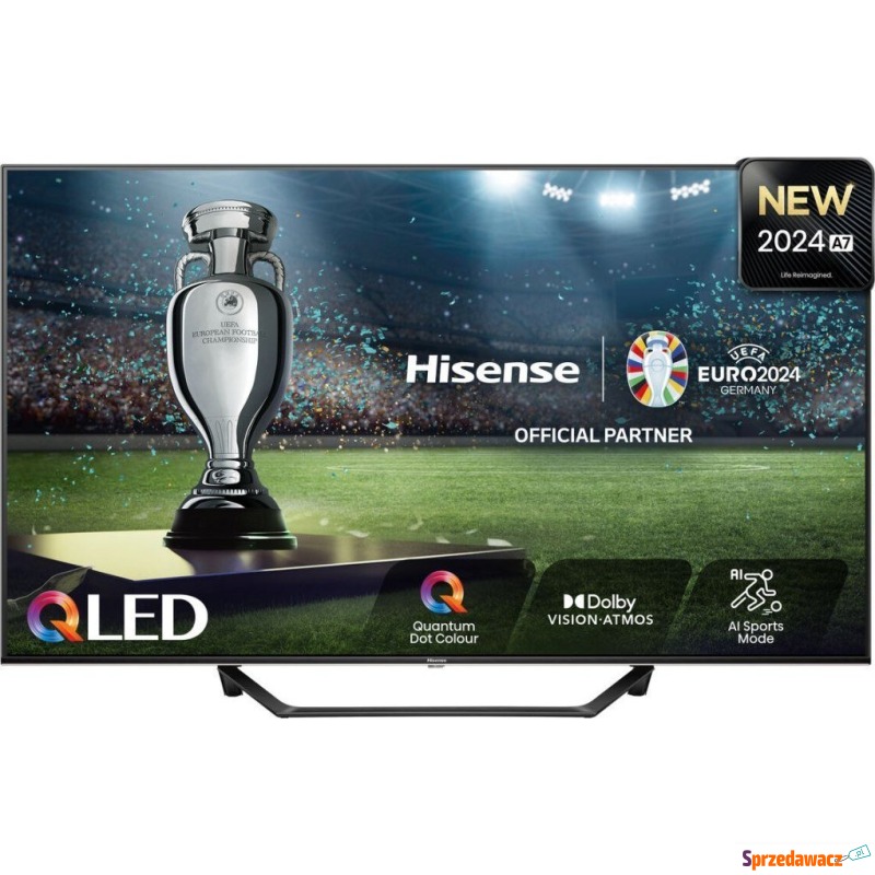 Telewizor Hisense Smart TV Hisense 4K Ultra HD... - Telewizory - Poznań