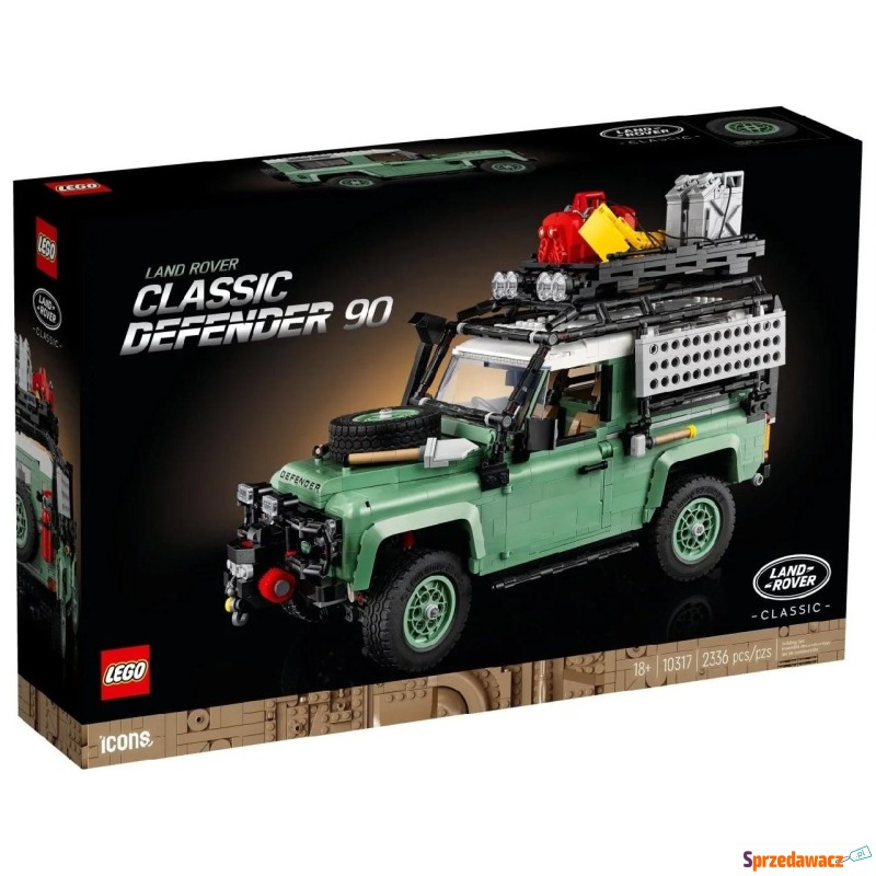 Klocki konstrukcyjne LEGO Icons 10317 Land Rover... - Klocki - Tarnowskie Góry