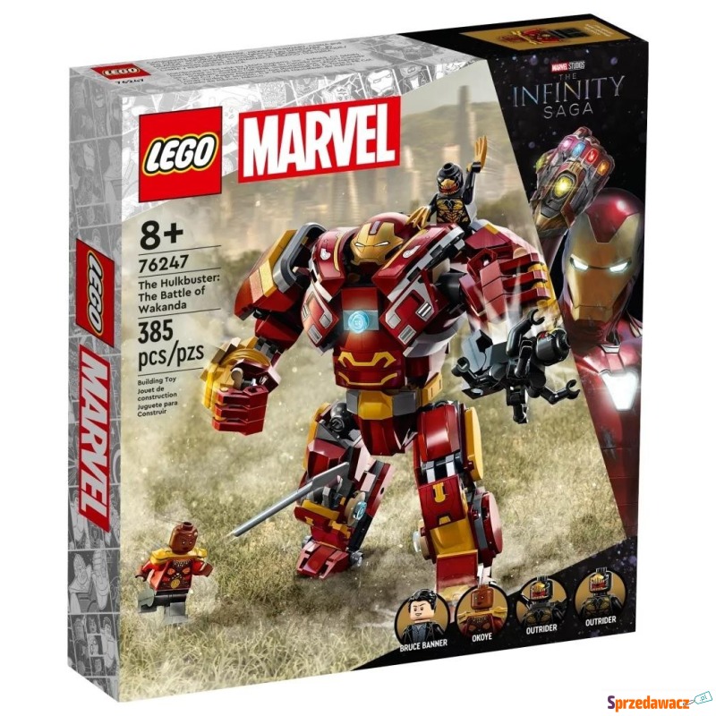 Klocki konstrukcyjne LEGO Marvel 76247 Hulkbuster:... - Klocki - Piekary Śląskie